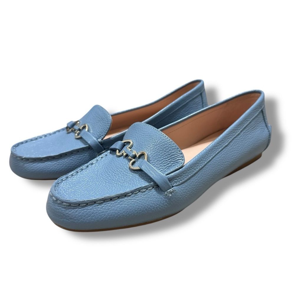 Kate Spade Bernice Sky Blue Loafers Classic Slip On Flats Women’s Size 7 - Picture 2 of 10